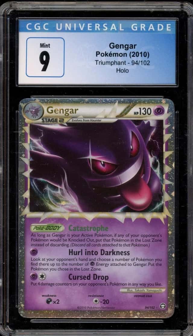 Pokemon Gengar Prime Triumphant 94/102 Holo CGC 9 Mint