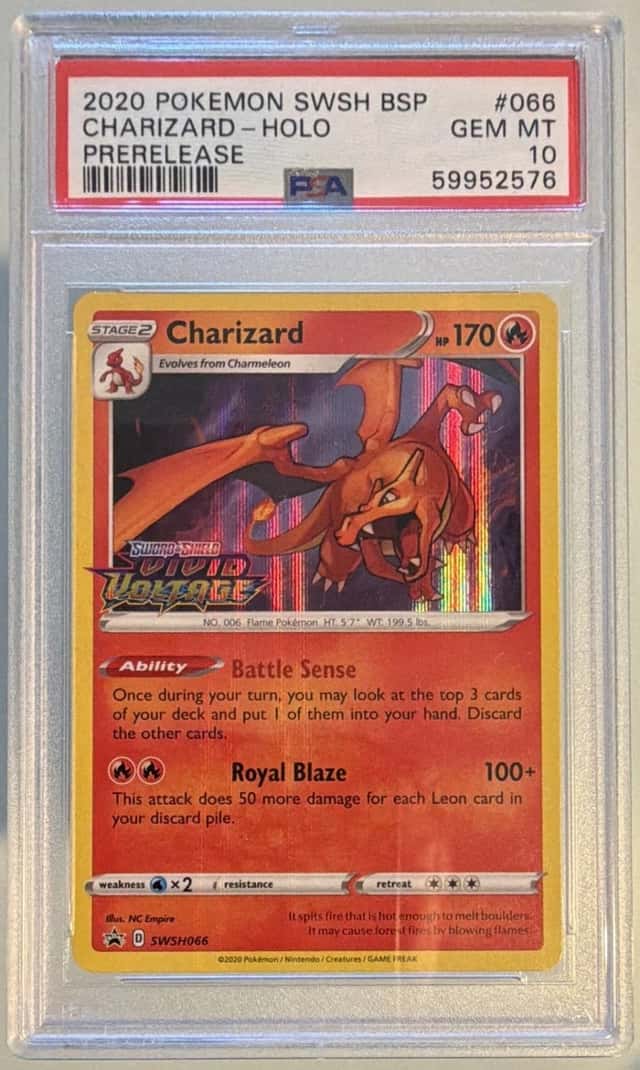 Pokemon SWSH Promo 2020 Charizard Prerelease Holo SWSH066 PSA 10 59952576