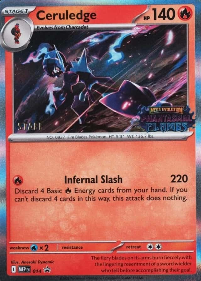 Prerelease · Flames Phantasmal Staff