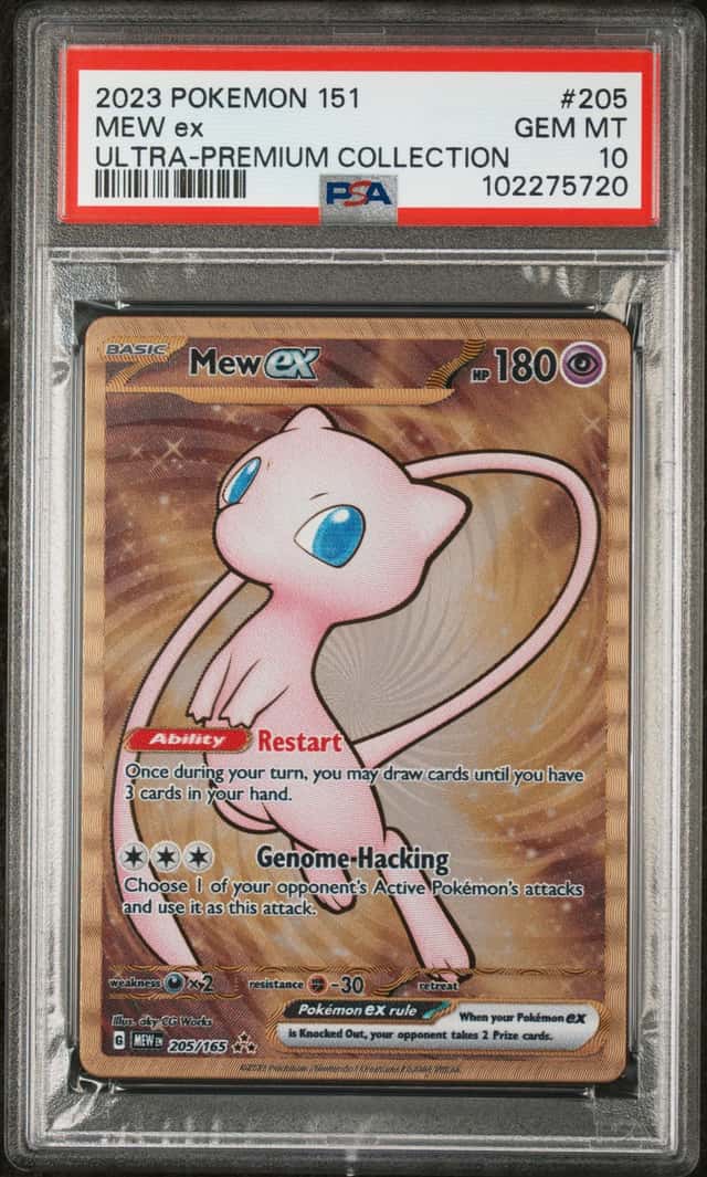 2023 Pokemon SV: Scarlet & Violet 151 Mew ex PSA 10 #205/165 Ultra Premium Coll