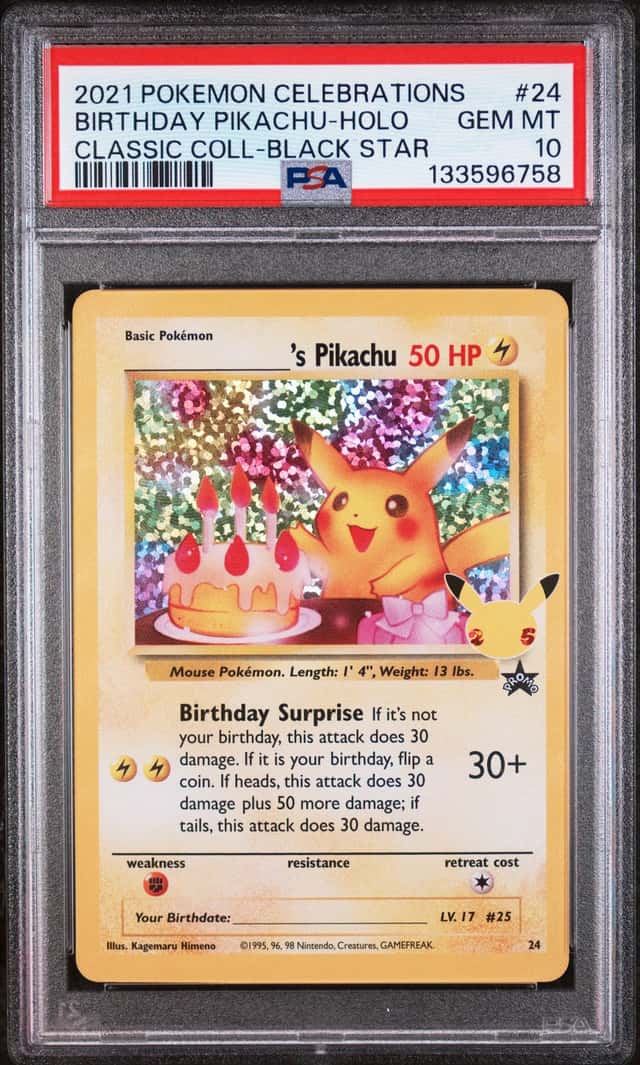 _____'s Pikachu STAMP [25th Anniversary] TEXTURED CONFETTI HOLO