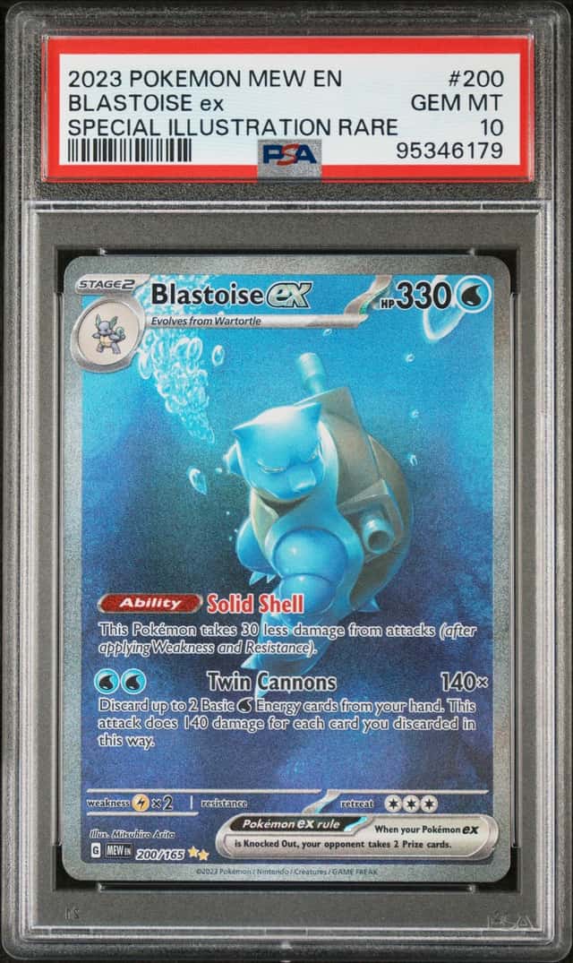 2023 Pokemon Scarlet & Violet 151 SIR Blastoise Ex #200 PSA 10 GEM MINT