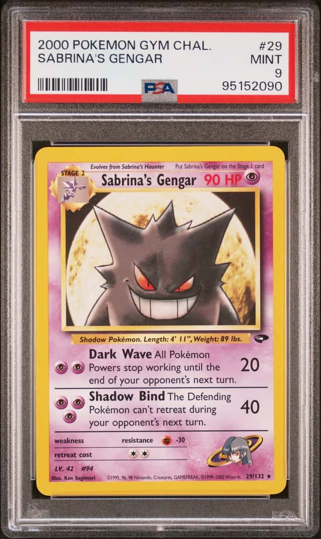 2000 Pokemon Gym Challenge Sabrina's Gengar #29