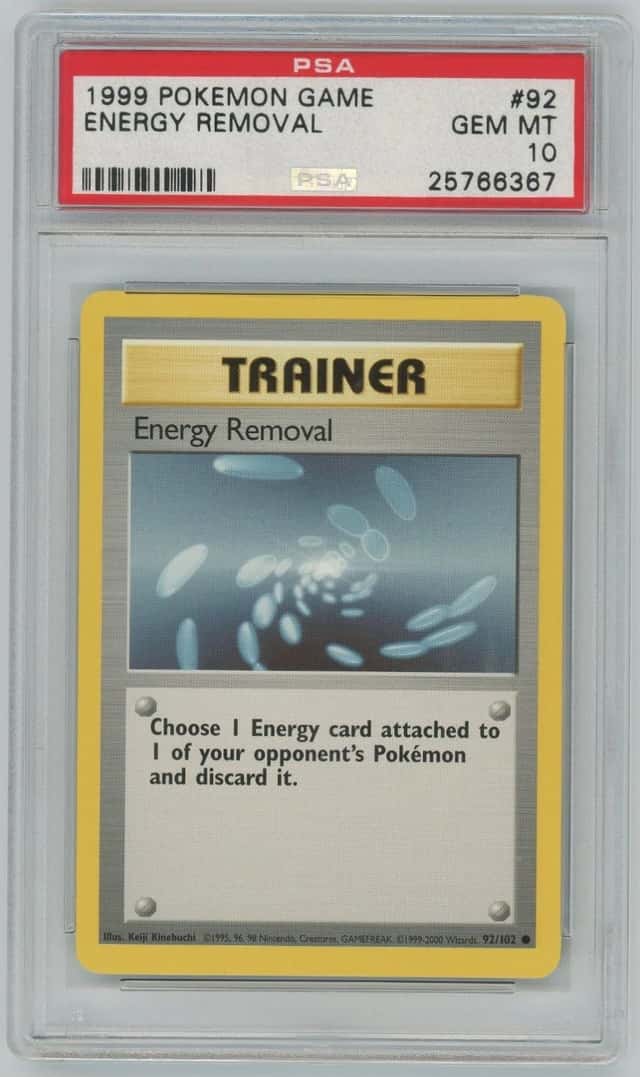 Energy Removal