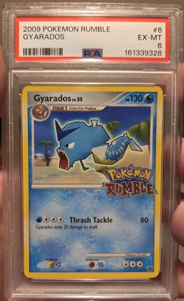 2009 POKEMON RUMBLE #6 GYARADOS PSA 6 - Rare Set