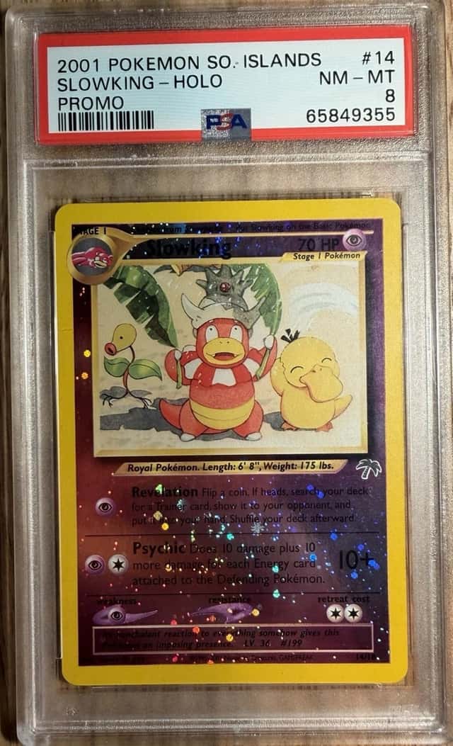 2001 Pokemon TCG Southern Islands Slowking 14/18 Promo Holo PSA 8 English