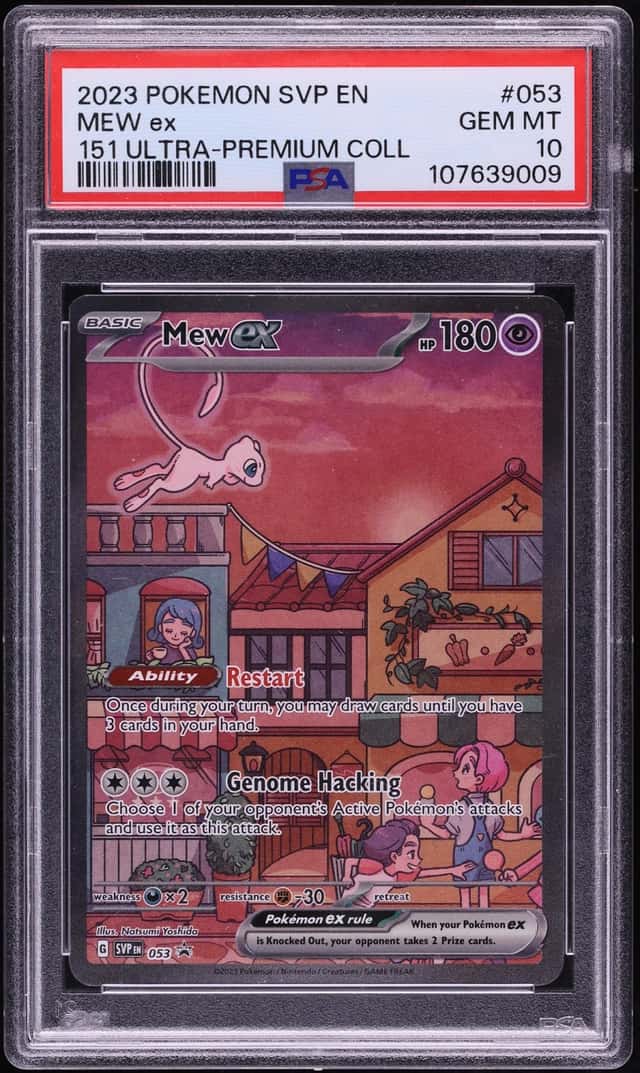 2023 Pokemon Scarlet & Violet 151 Promo Full Art Mew Ex #53 PSA 10 GEM MINT