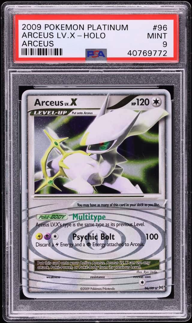 2009 Pokemon Platinum Holo Arceus Lv.X #96 PSA 9 MINT