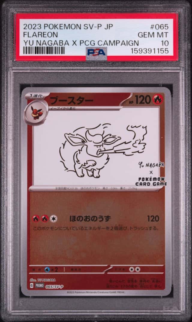 Pokemon SV Black Star Promos JP Flareon 2023 #065/SV-P PSA 10 GEM MINT