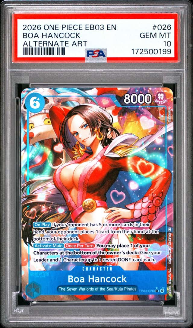 2026 One Piece Extra Booster Heroines Edition Alternate Art Boa Hancock #EB03026