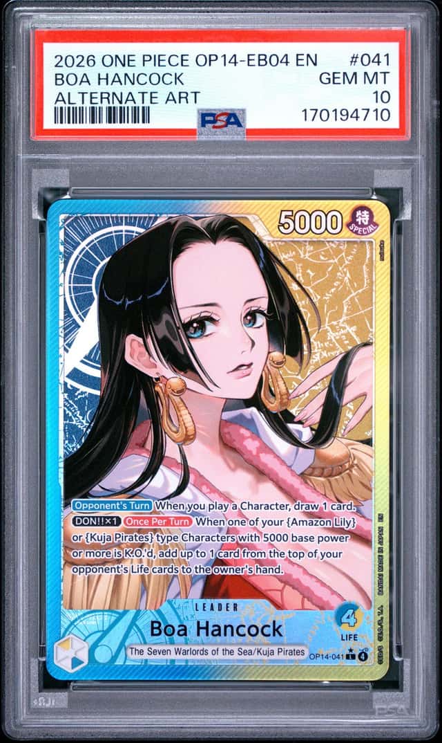 2026 One Piece the Azure Sea's Seven Extra Booster Alternate Art Boa Hancock #OP14-041