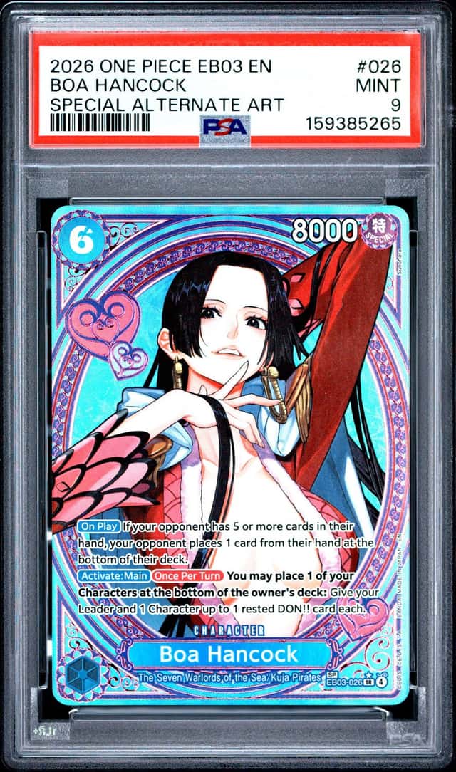 2026 One Piece Heroines Edition Special Alternate Art Boa Hancock #EB03026