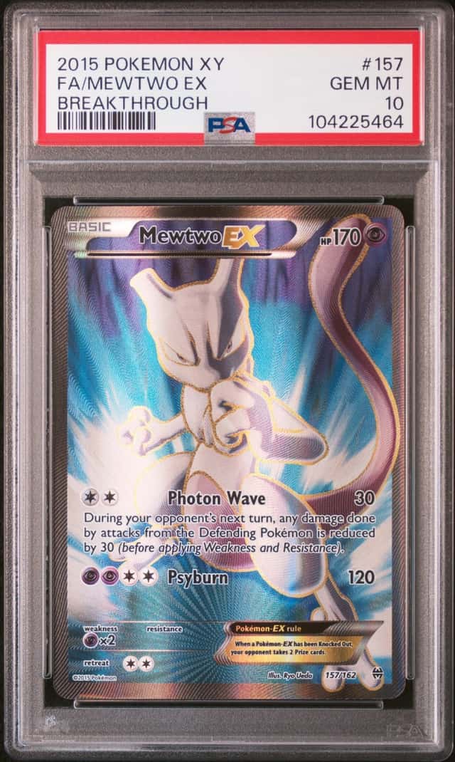 2015 Pokemon XY Breakthrough Mewtwo Ex #157