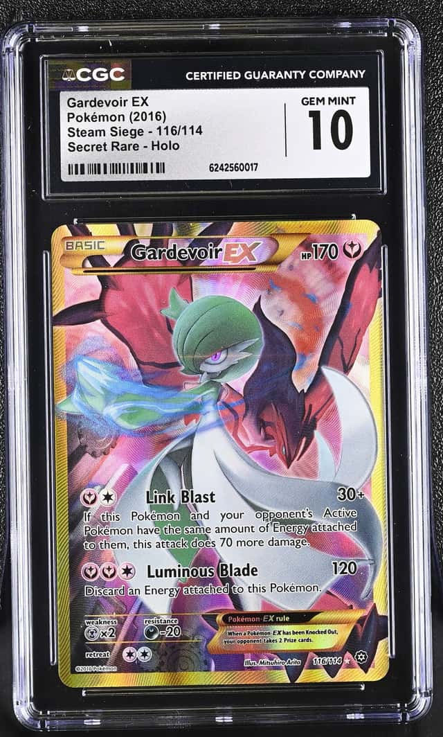 2016 Pokemon XY Steam Siege Gardevoir EX Holo #116/114 CGC 10 GEM MINT
