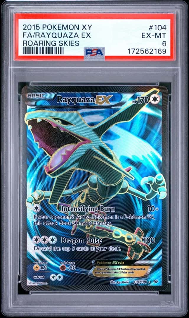 Pokemon Rayquaza EX Roaring Skies 104/108 PSA 6