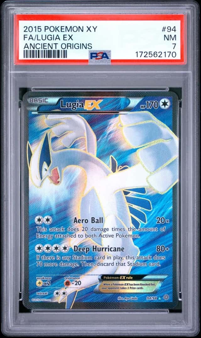 Pokemon Lugia EX Ancient Origins 94/98 PSA 7