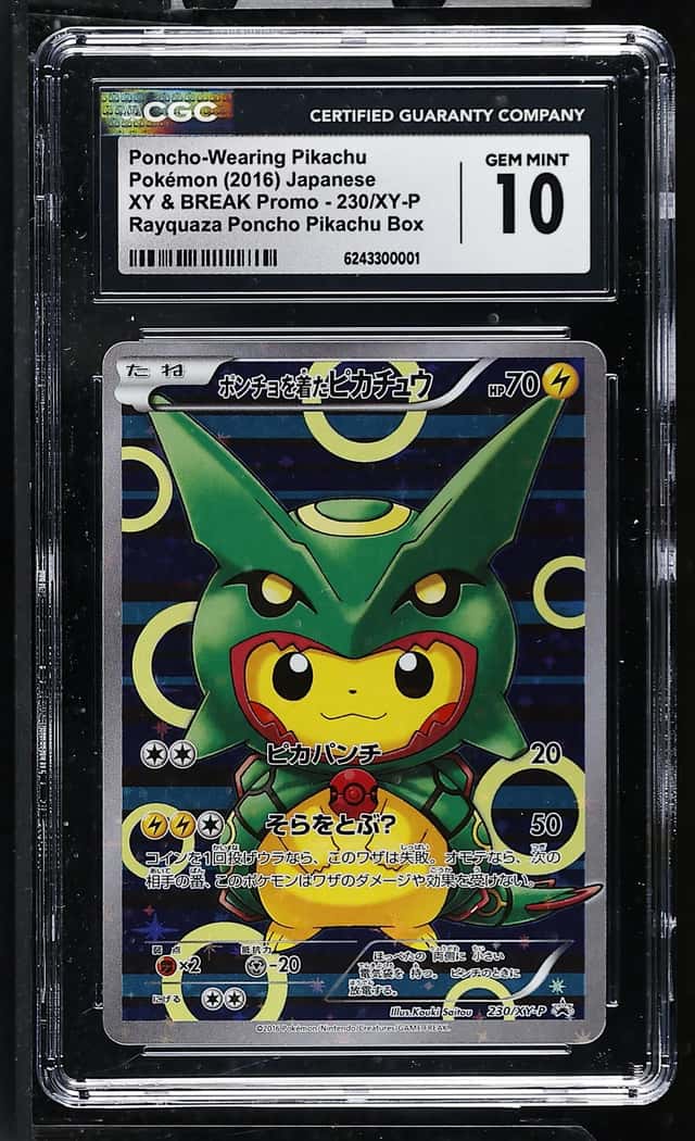 Poncho-wearing Pikachu