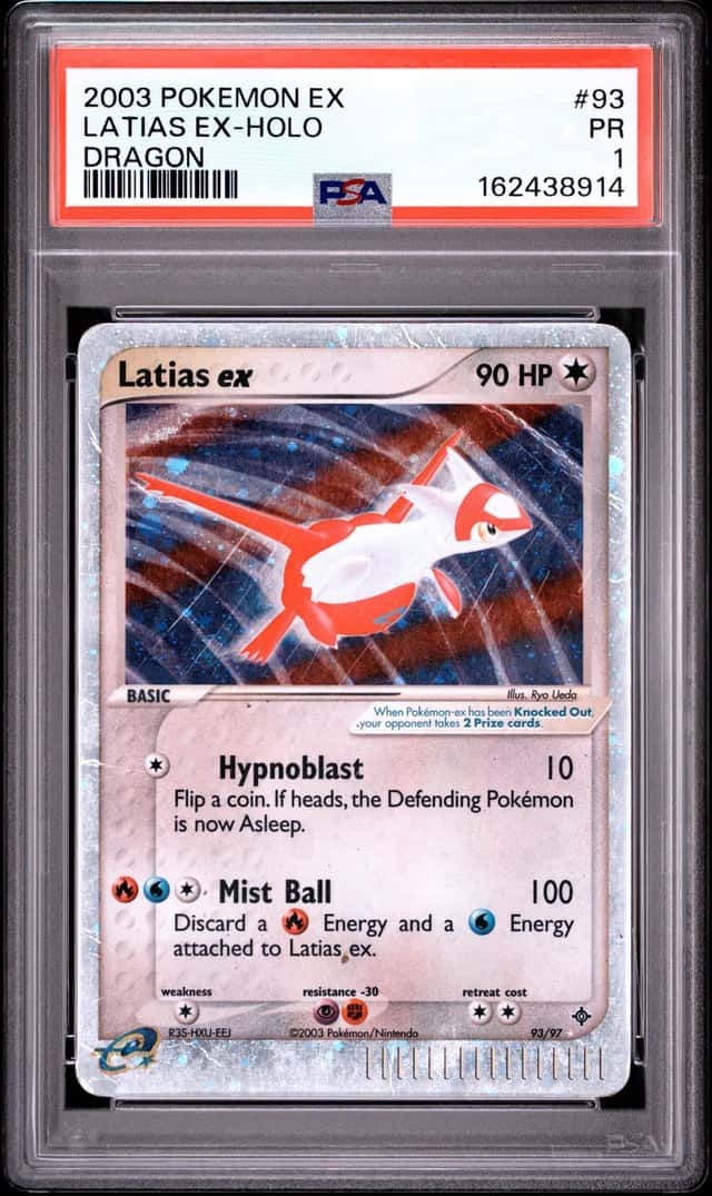 Pokemon Latias EX Holo Dragon 93 PSA 1