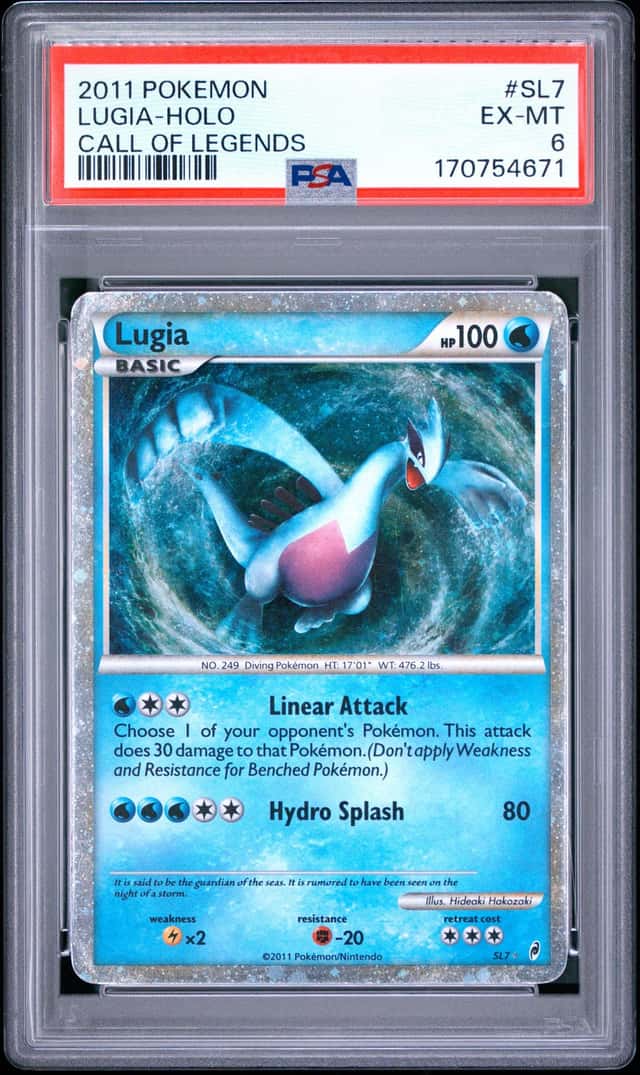 2011 Pokemon Call of Legends Lugia Holo #SL7 PSA 6
