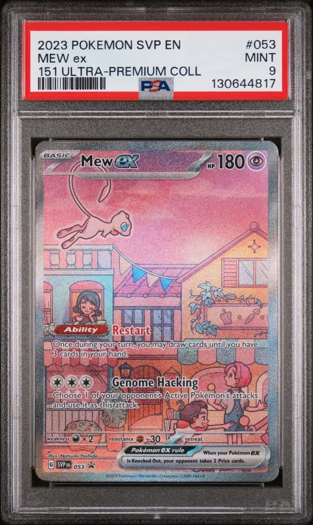 2023 POKEMON 151 ULTRA-PREMIUM COLLECTION PROMO #053 MEW EX PSA 9