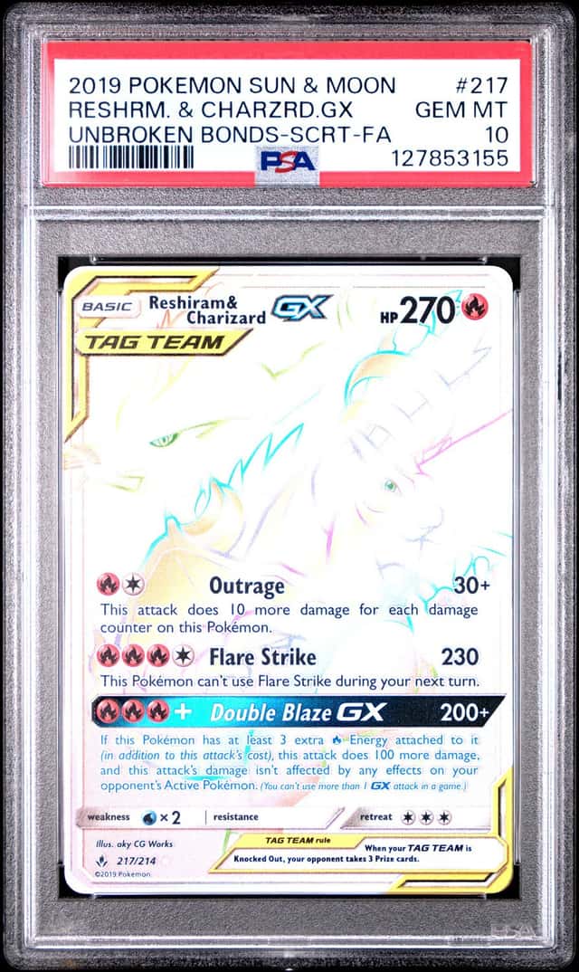 Reshiram & Charizard GX