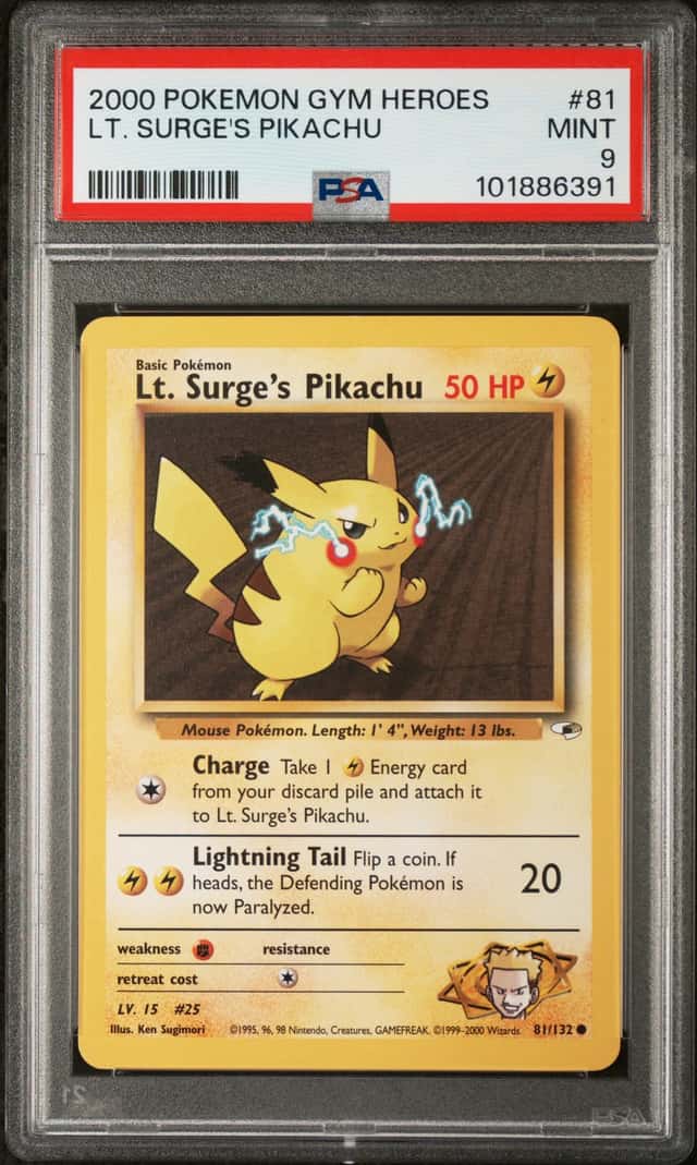 Lt. Surge's Pikachu