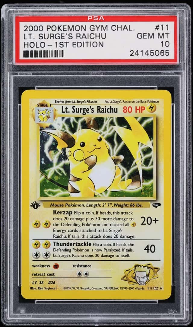 Lt. Surge's Raichu