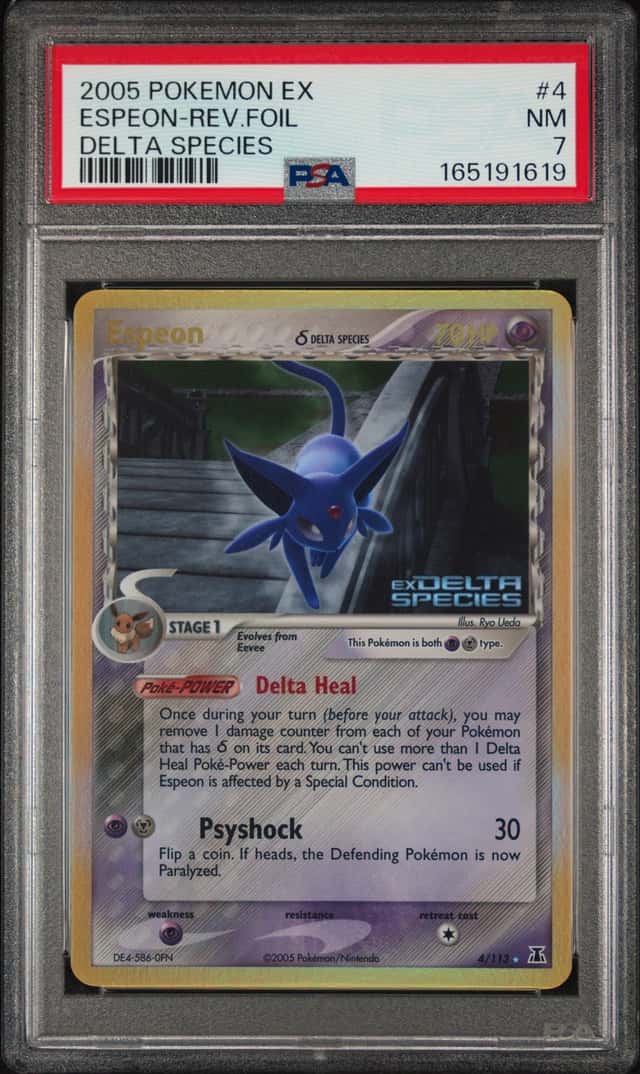 2005 Pokemon Ex Delta Species Reverse Foil Espeon #4