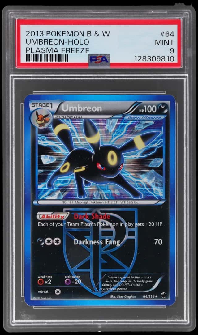 2013 Pokemon Plasma Freeze Holo Umbreon #64