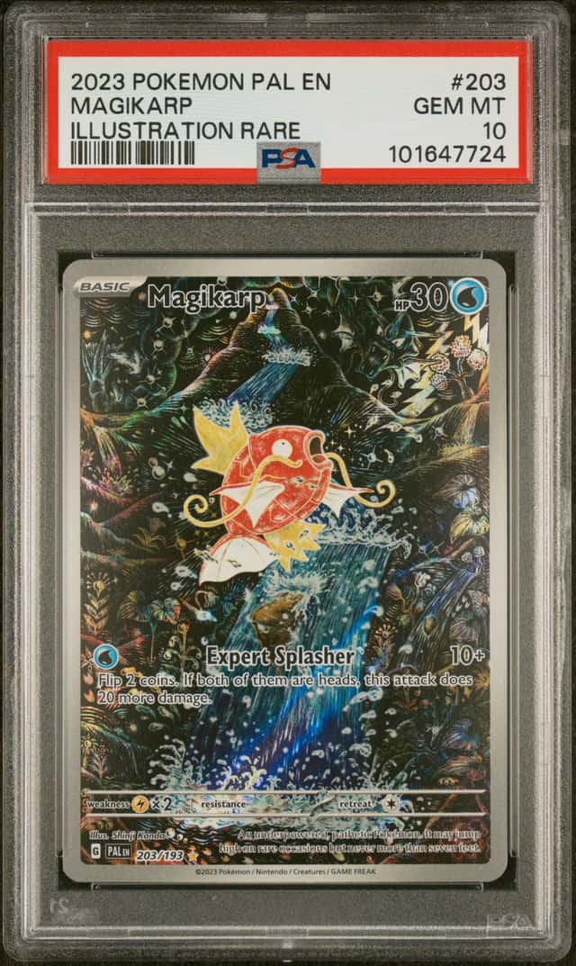 2023 Pokemon Scarlet and Violet Paldea Evolved Illustration Rare Magikarp #203