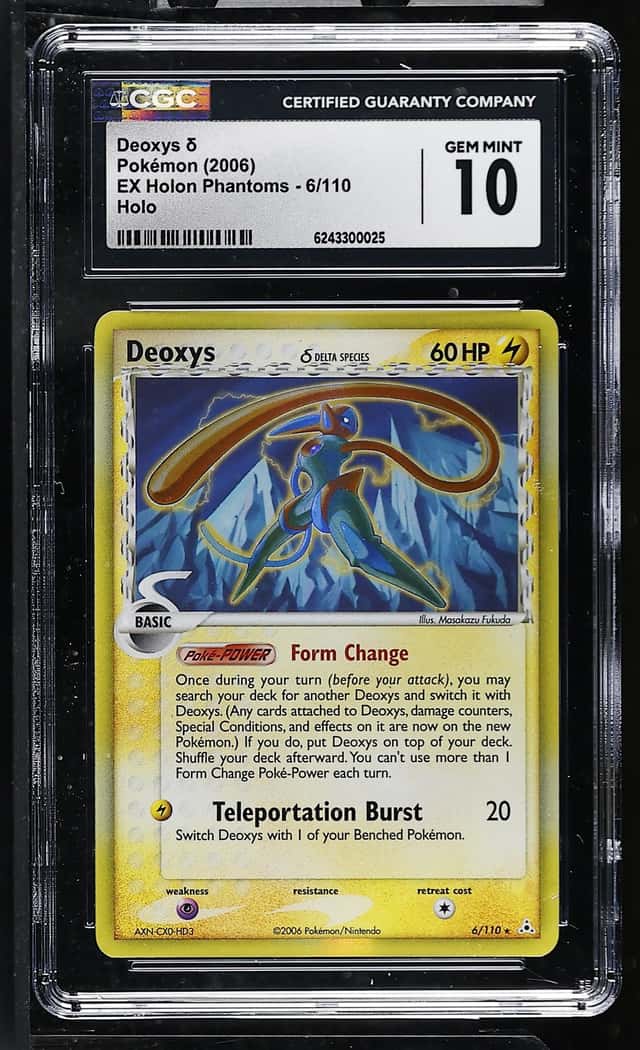 Pokemon Deoxys EX Holon Phantoms 6/110 Holo CGC 10 Gem Mint
