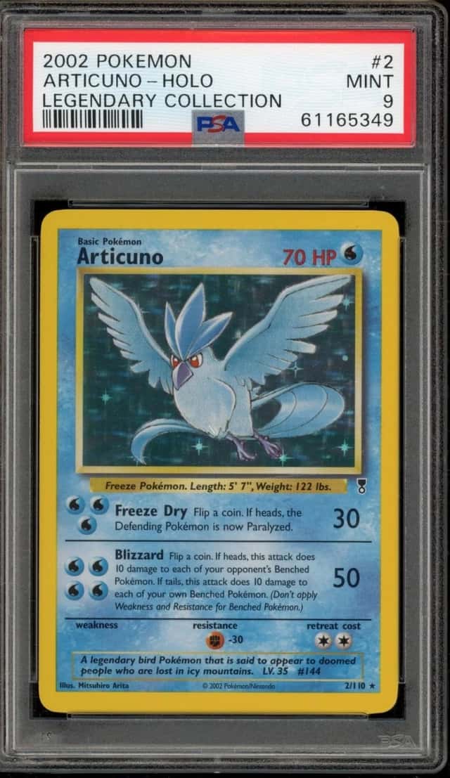 Pokemon Articuno Holo Legendary Coll. 2 PSA 9 Mint