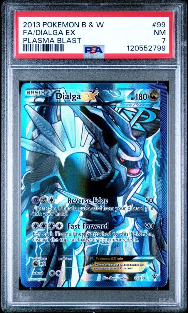 Pokemon Dialga EX Plasma Blast 99/101 PSA 7
