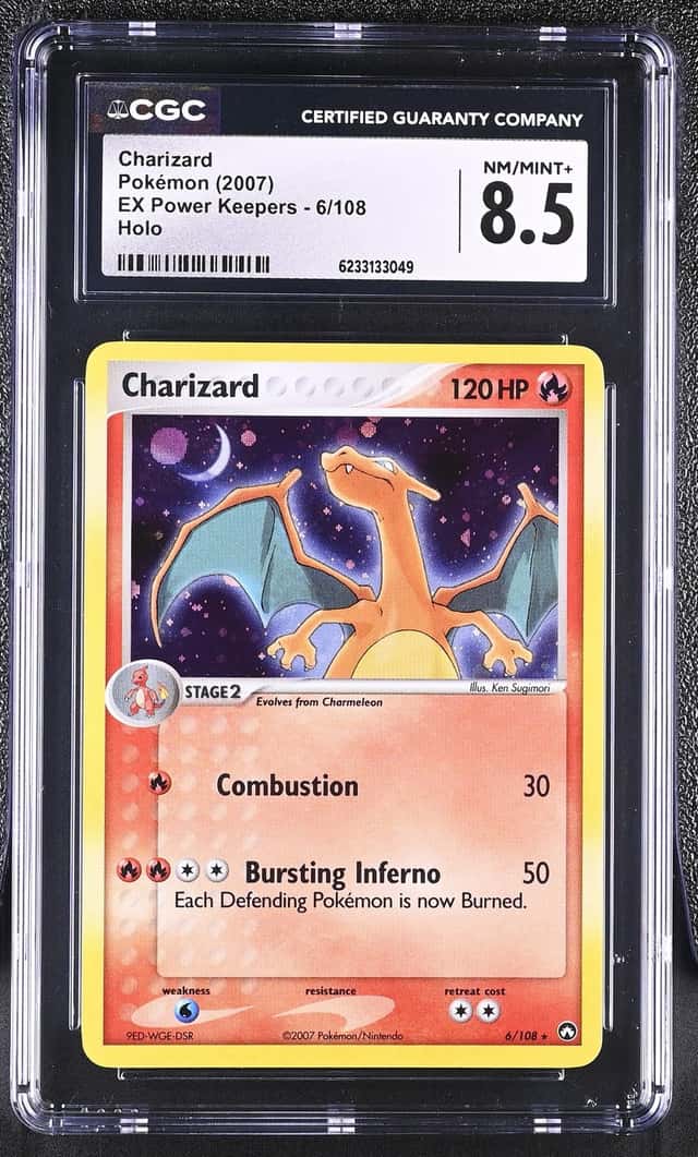 Pokemon Charizard EX Power Keepers 6/108 Holo CGC 8.5