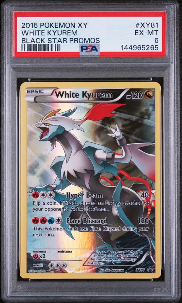 2015 Pokemon XY Promos White Kyurem #XY81 PSA 6