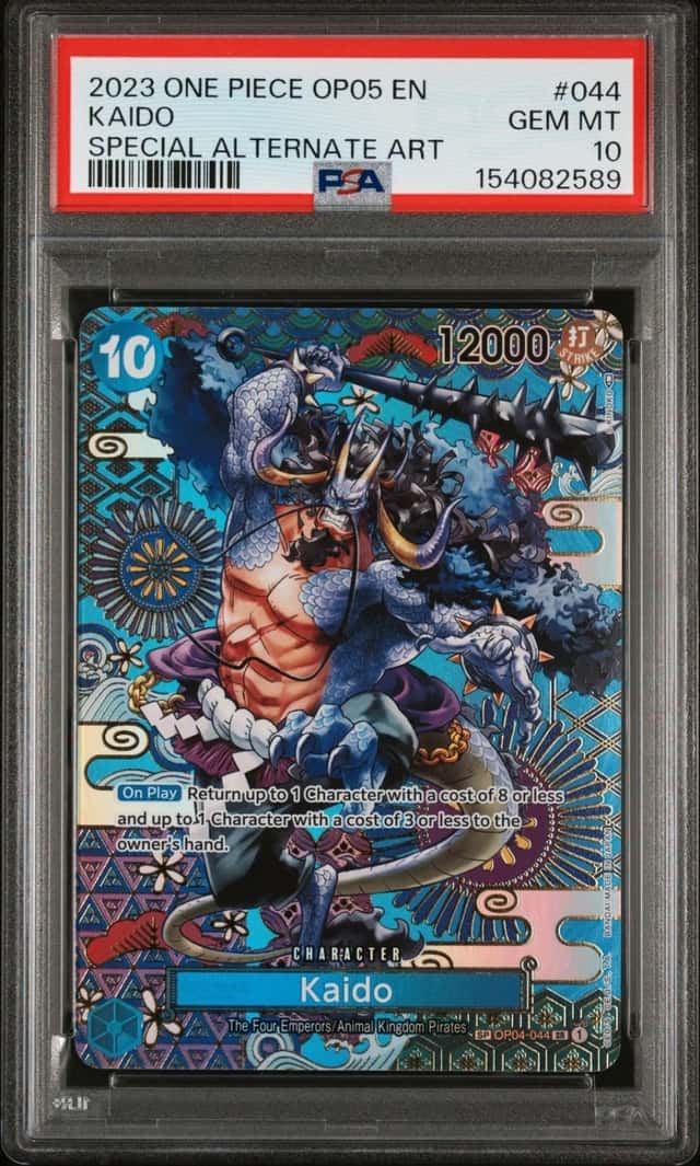 One Piece Kaido Op05-Awakening Of The New Era 044 Special Alternate Art PSA 10