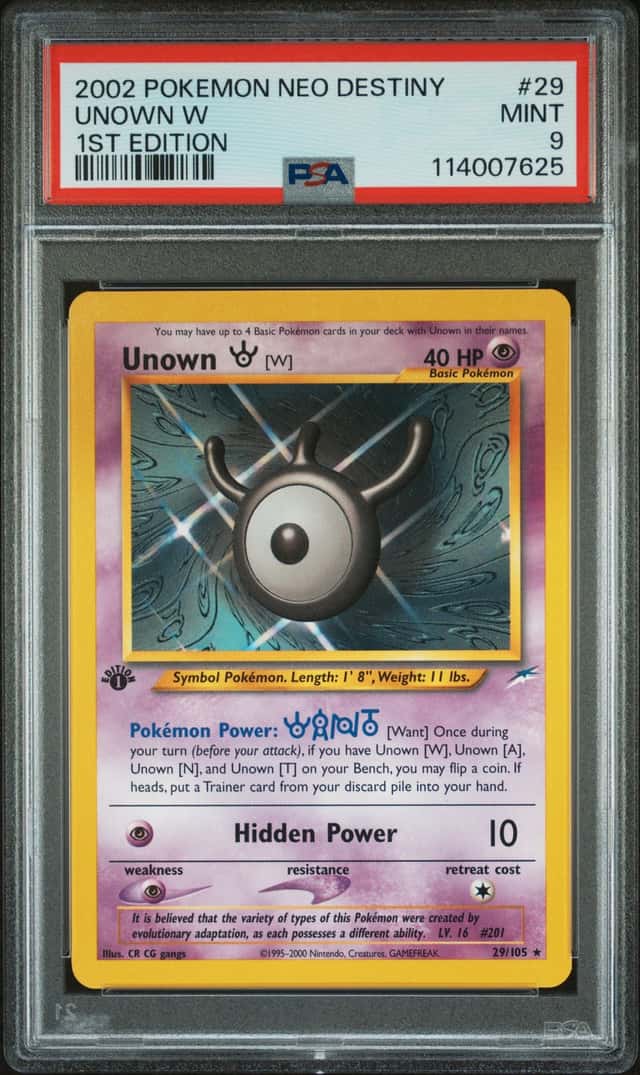 Unown W