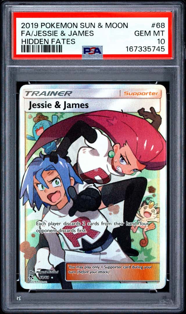 Pokemon Jessie & James Hidden Fates 68/68 PSA 10 Gem Mint