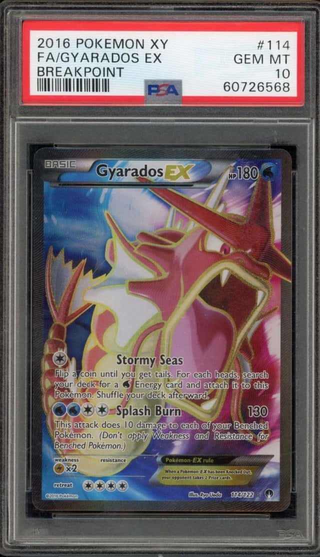 Pokemon Gyarados EX Breakpoint 114/122 PSA 10 Gem Mint