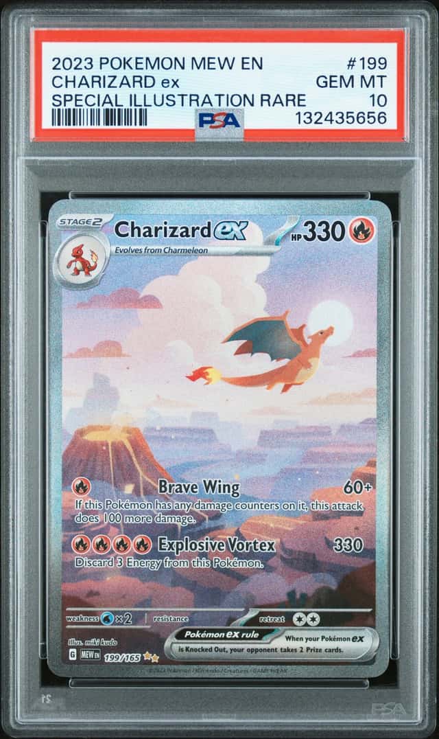2023 Pokemon SV 151 Charizard ex Special Illustration Rare #199/165 PSA 10
