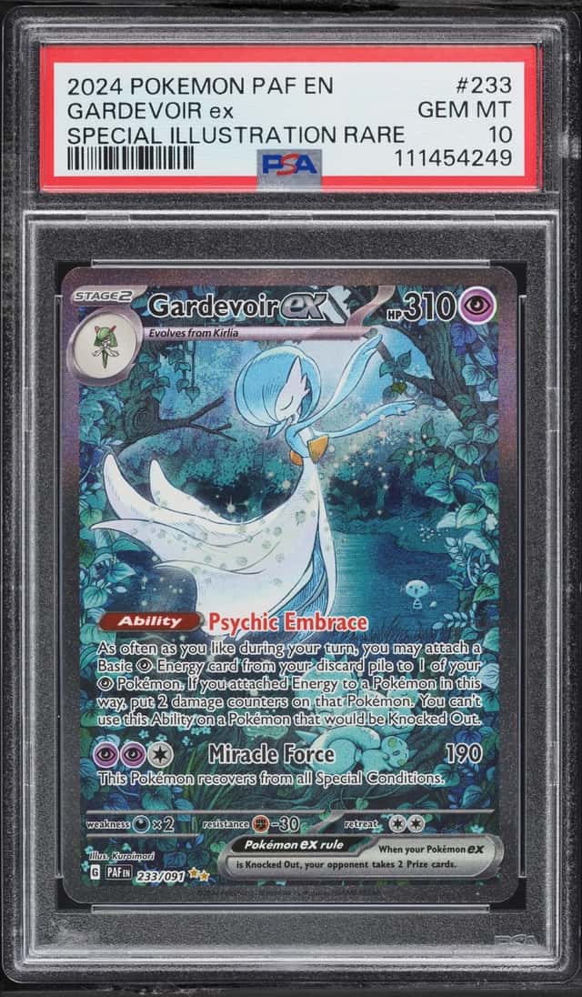 2024 Pokemon Scarlet & Violet Paldean Fates SIR Gardevoir Ex #233 PSA 10 GEM MINT