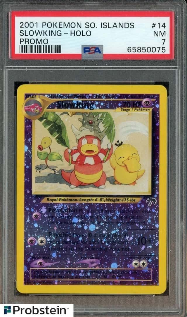 2001 Pokemon SO. Islands Promo #14 Slowking Holo PSA 7 NM