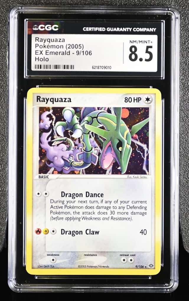 Pokemon Rayquaza EX Emerald 9/106 Holo CGC 8.5