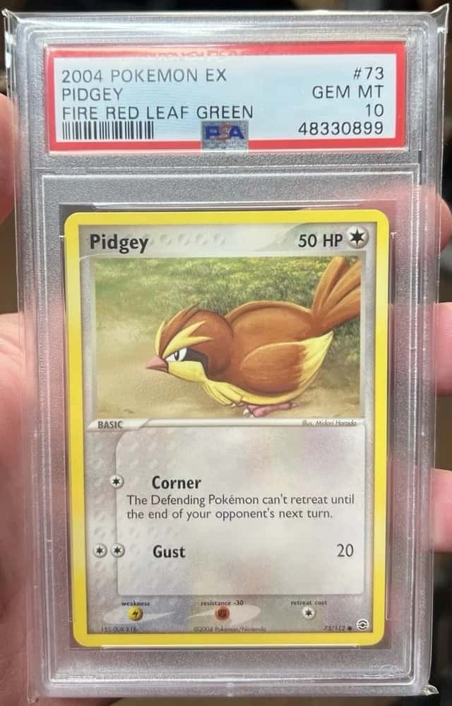 2004 POKEMON EX FIRE RED & LEAF GREEN #73 PIDGEY PSA 10 GEM MINT