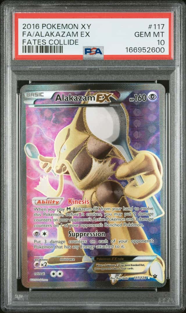2016 Pokemon XY Fates Collide Alakazam #117/124 PSA 10 GEM MINT