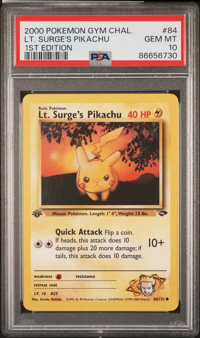 Lt. Surge's Pikachu