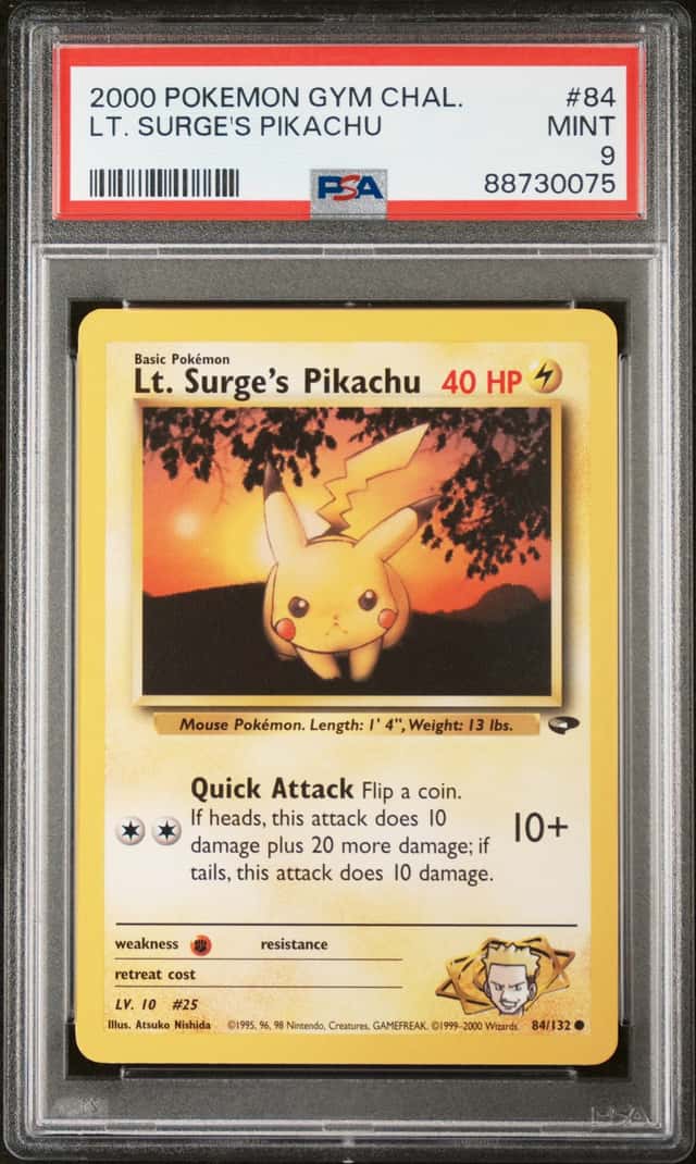 Lt. Surge's Pikachu