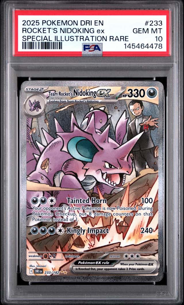 ROCKET'S NIDOKING ex
