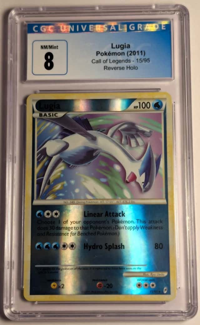Pokémon TCG Lugia 15/95 Reverse Holo Rare Call of Legends HeartGold SoulSilver