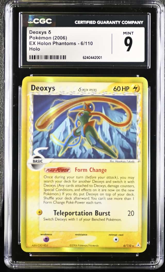 2006 Pokemon EX Holon Phantoms #6 Deoxys Holo CGC 9 MINT